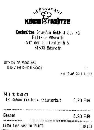 bfsa Hffner Kochmtze Restaurant